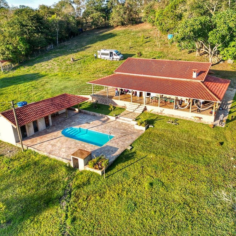 Chácara com Piscina São Thomé das Letras - Chácara Fortaleza